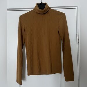 Madewell Brown Turtleneck Sweater